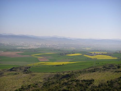 Vista desde el Monte del Perdón (Navarra)